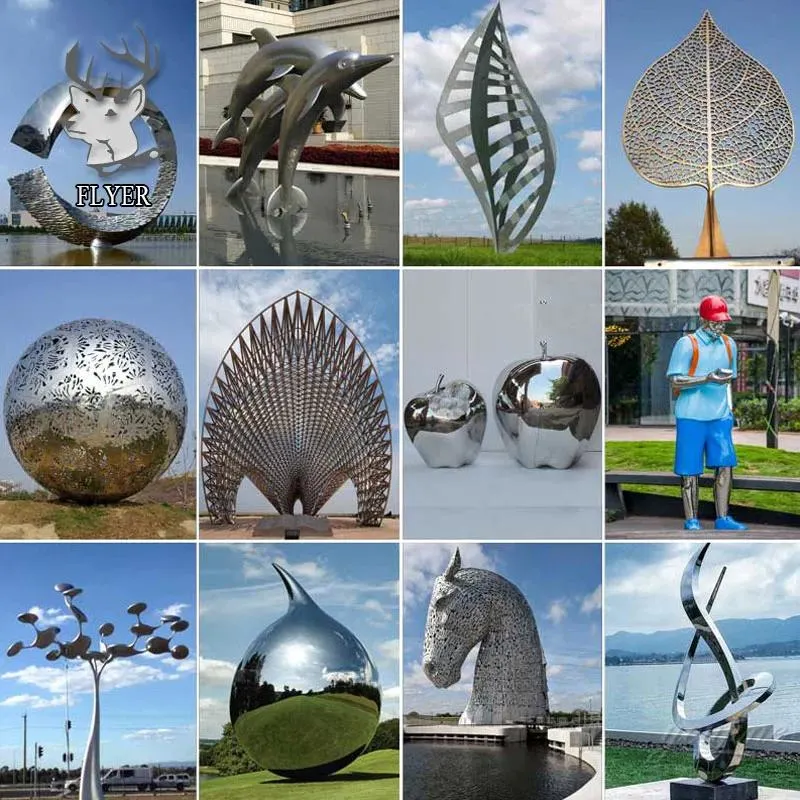 Good Quality Garden Art Stainless Steel Minimalist Sculpture for Outdoor